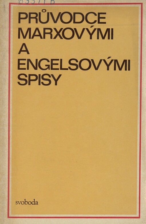 Průvodce Marxovými a Engelsovými spisy