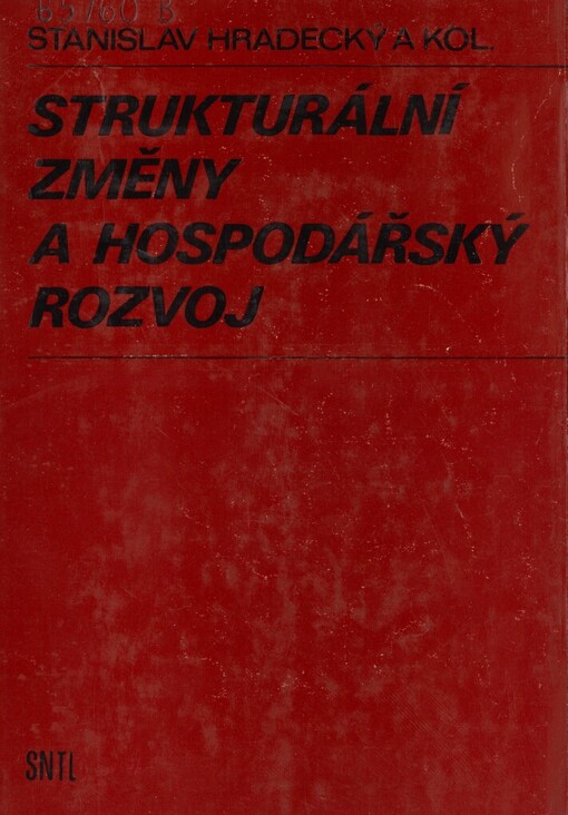 Strukturální změny a hospodářský rozvoj