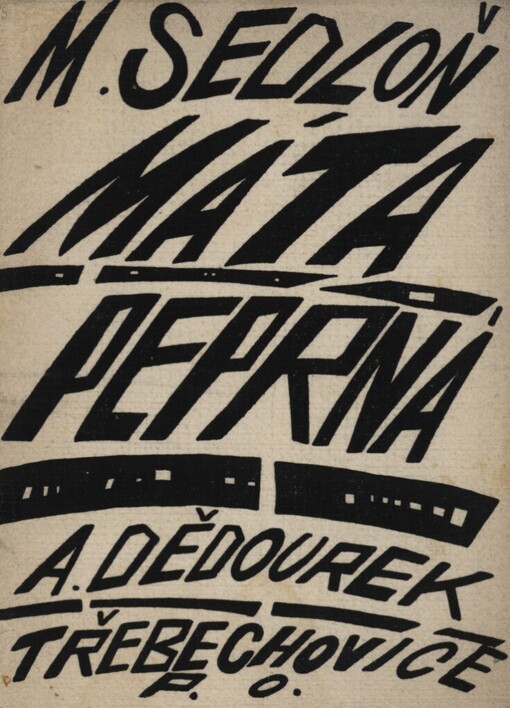 Máta peprná :[verše psané do kůže]