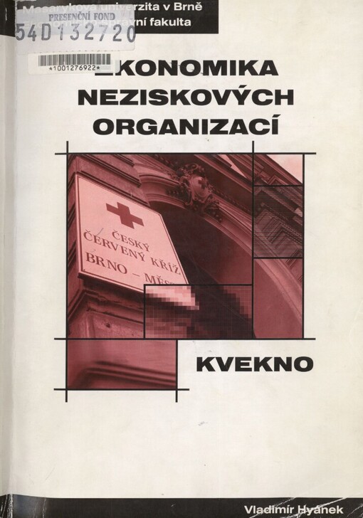 Ekonomika neziskových organizací: distanční studijní opora
