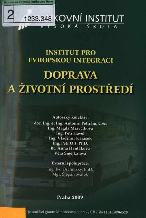 Doprava a životní prostředí
