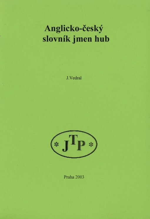 Anglicko-český slovník jmen hub