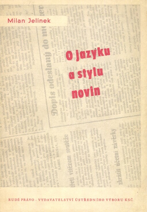 O jazyku a stylu novin