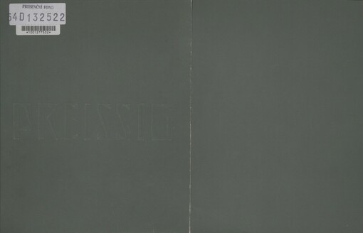 Vojtěch Preissig: [(1873-1944) : průvodce výstavou životního díla Vojtěcha Preissiga : Národní galerie v Praze : Jízdárna Pražského hradu 5.11.2004-30.1.2005 = exhibition guide to the work of Vojtěch Preissig : National Gallery in Prague : Prague Castle Riding School