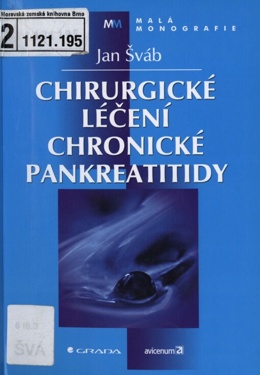 Chirurgické léčení chronické pankreatitidy