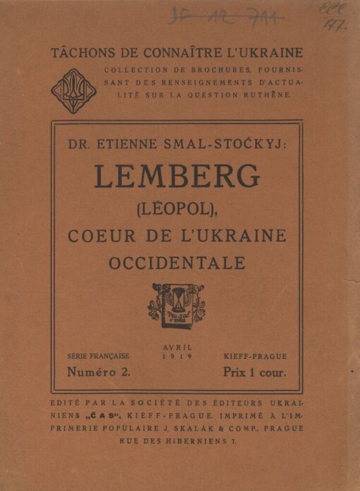 Lemberg (Léopol), coeur de l'Ukraine occidentale