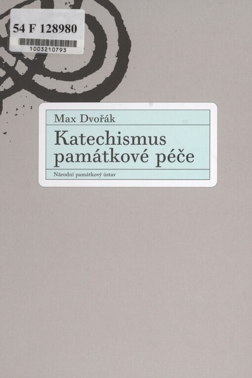 Katechismus památkové péče