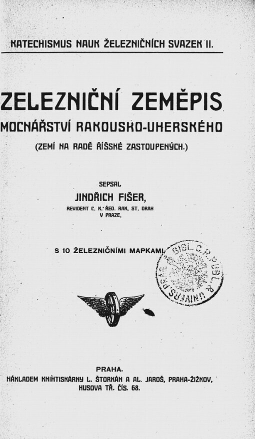Železniční zeměpis mocnářství Rakousko-Uherského (zemí na radě říšské zastoupených)