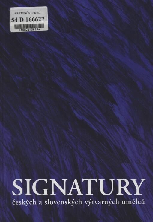 Signatury českých a slovenských výtvarných umělců