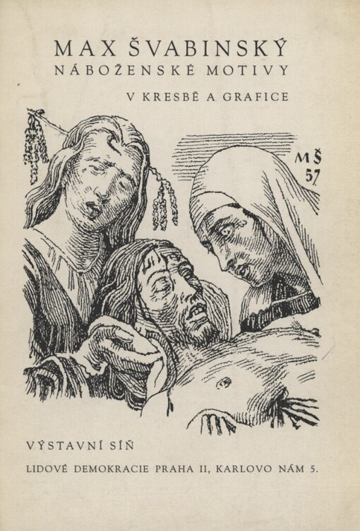 Max Švabinský :náboženské motivy v kresbě a grafice