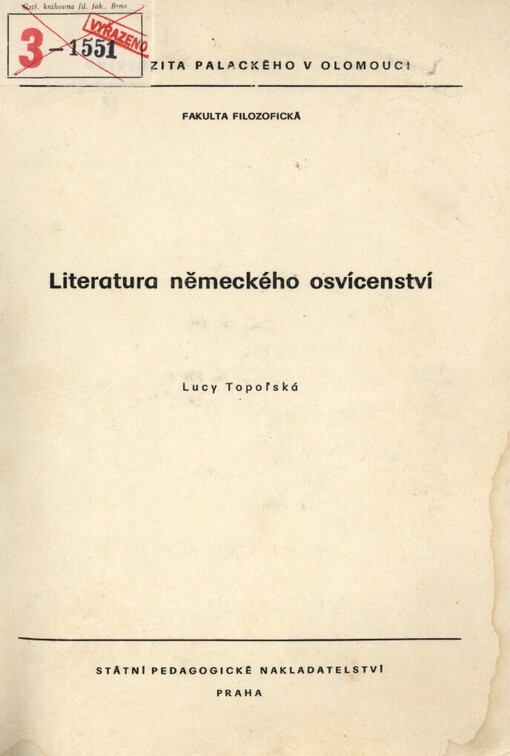 Literatura německého osvícenství
