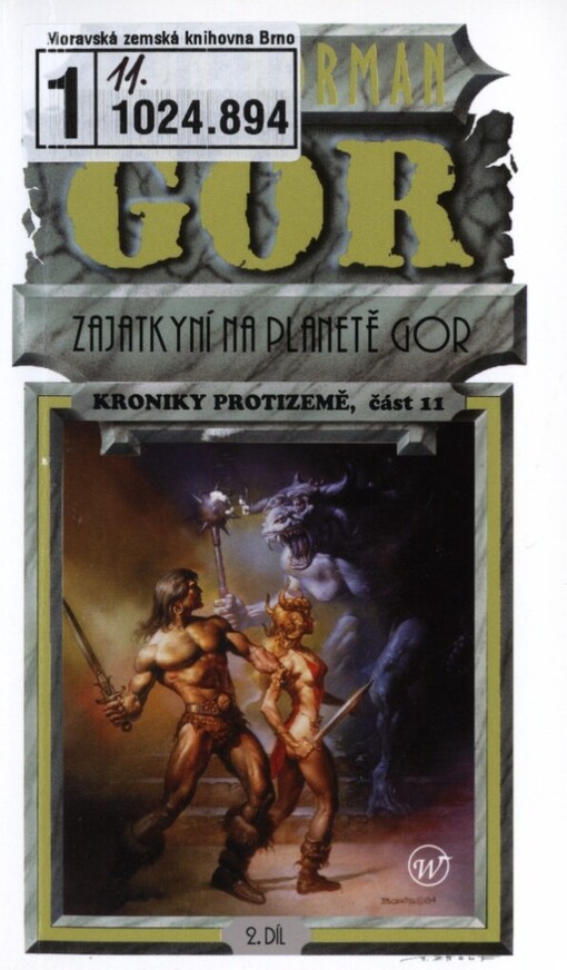 Zajatkyní na planetě Gor, 1. české vyd.