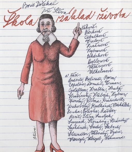 Škola - základ života: o svém vztahu ke škole vyprávějí a na učitele i školní lásky vzpomínají žákyně a žáci: Berková