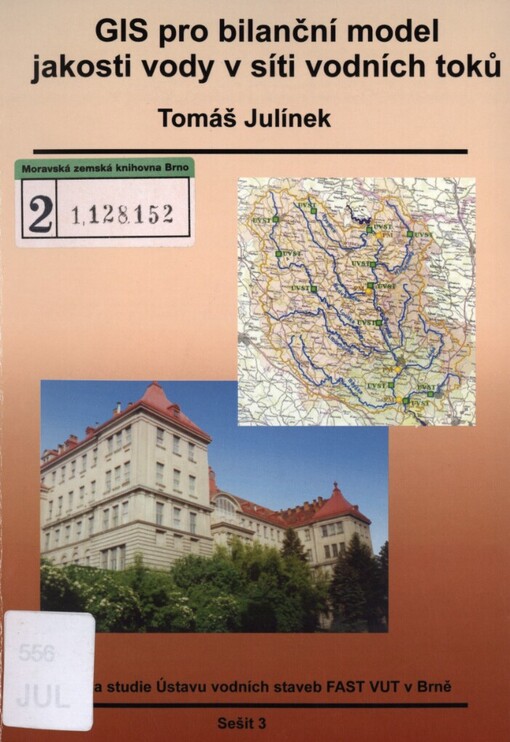 GIS pro bilanční model jakosti vody v síti vodních toků