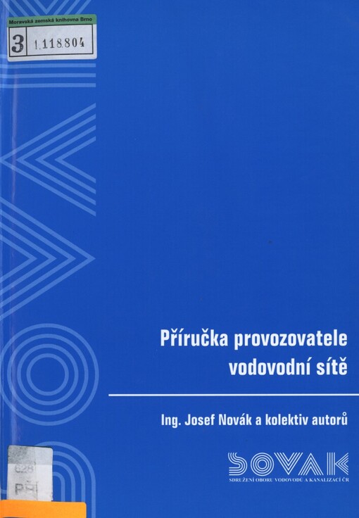 Příručka provozovatele vodovodní sítě