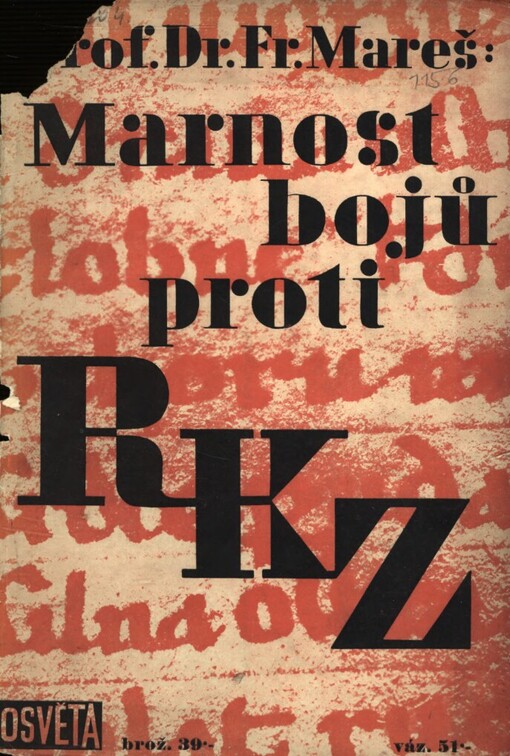 Marnost bojů proti Rukopisům