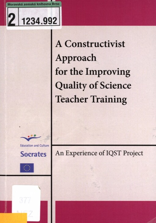 constructivist approach for the improving quality of science teacher training: an experience of IQST project