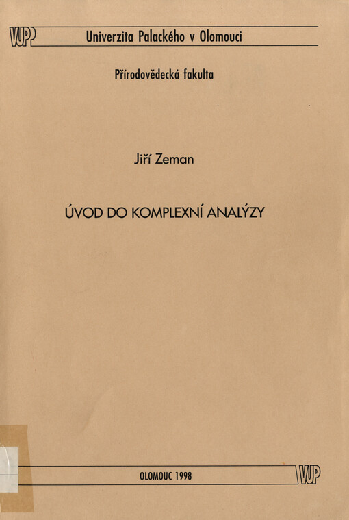 Úvod do komplexní analýzy