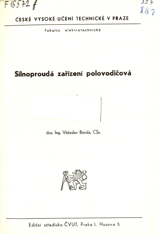 Silnoproudá zařízení polovodičová