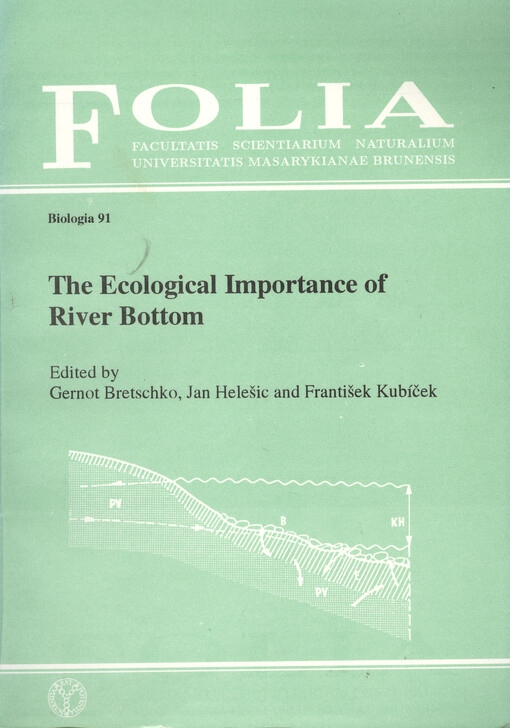 The ecological importance of river bottom : (collection of papers from symposium River bottom III., Olomouc, 1993)