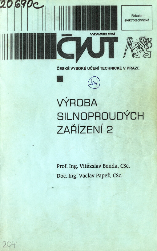 Výroba silnoproudých zařízení 2