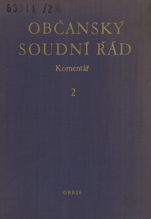 Občanský soudní řád: Komentář