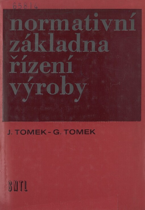Normativní základna řízení výroby