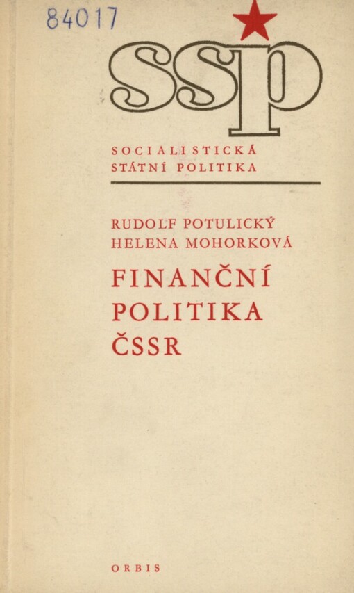 Finanční politika ČSSR