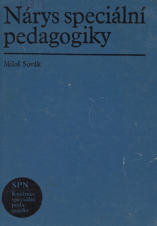 Nárys speciální pedagogiky