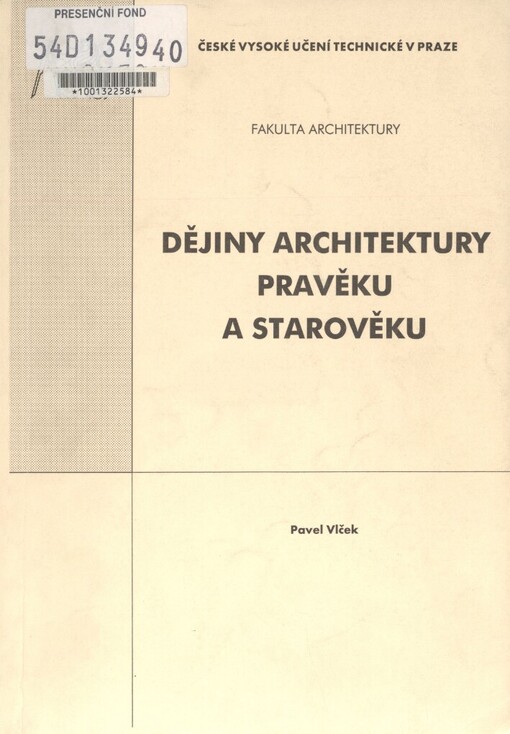 Dějiny architektury pravěku a starověku