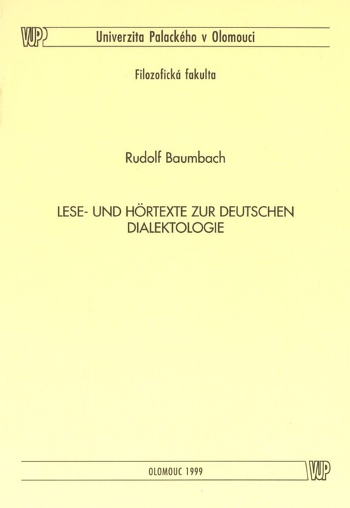 Lese- und Hörtexte zur deutschen Dialektologie