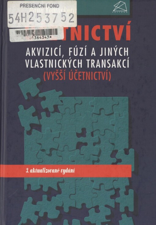 Účetnictví akvizicí, fúzí a jiných vlastnických transakcí (vyšší účetnictví)