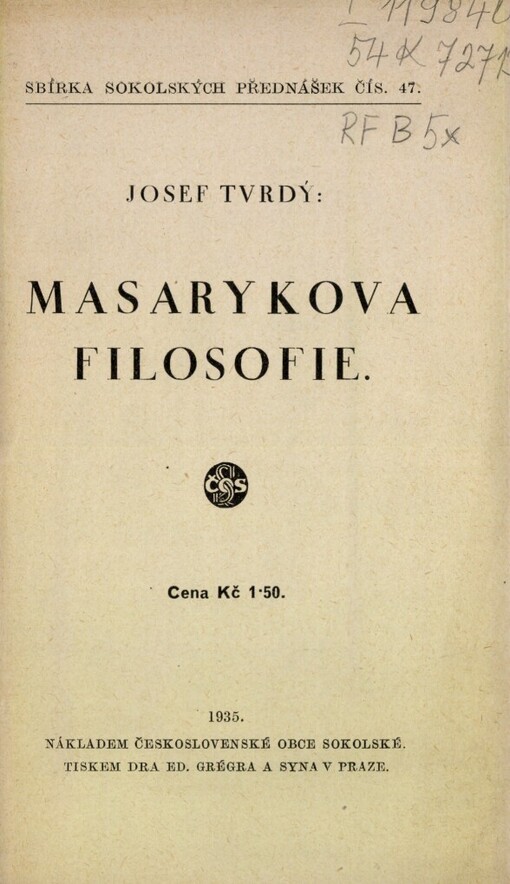 Masarykova filosofie