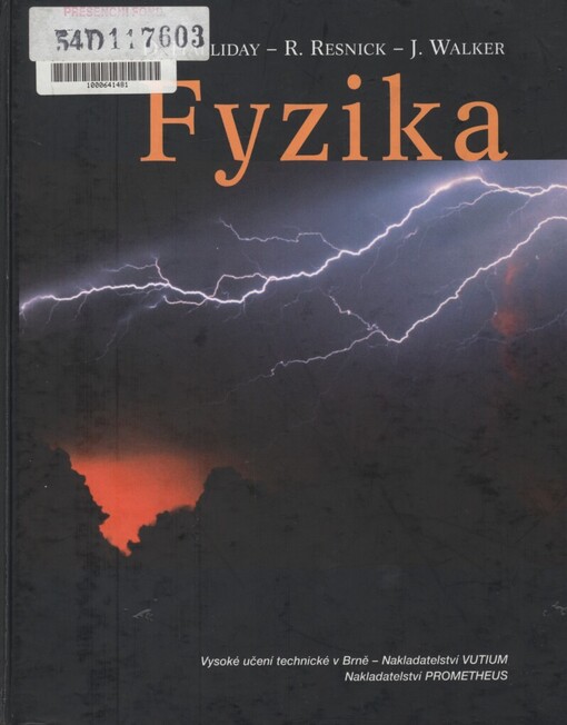 Fyzika: vysokoškolská učebnice obecné fyziky