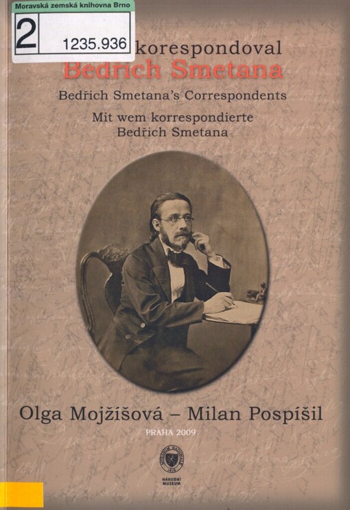 S kým korespondoval Bedřich Smetana =: Bedřich Smetana's correspondents = Mit wem korrespondierte Bedřich Smetana