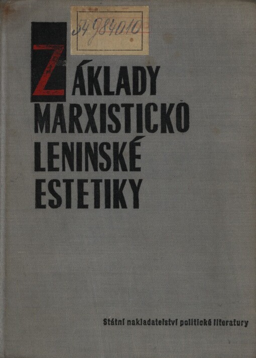 Základy marxisticko-leninské estetiky