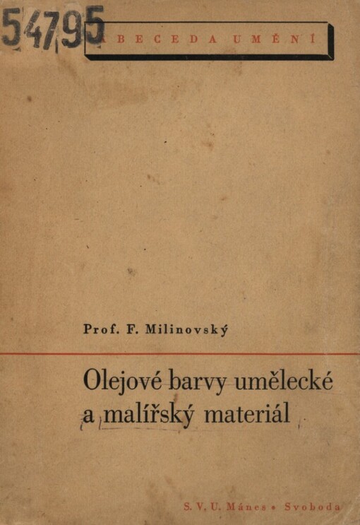 Olejové barvy umělecké a malířský materiál
