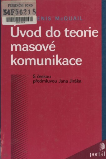 Úvod do teorie masové komunikace