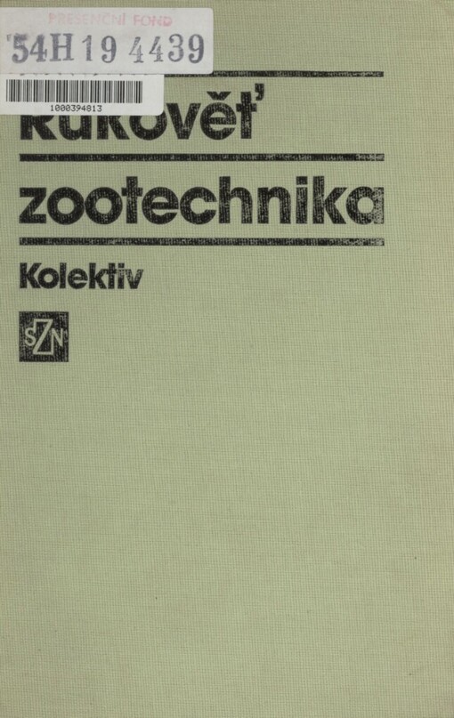 Rukověť zootechnika