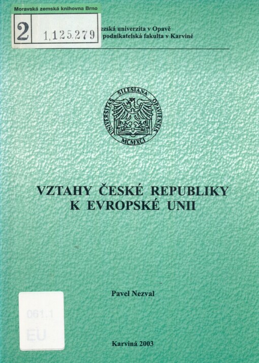 Vztahy České republiky k Evropské unii