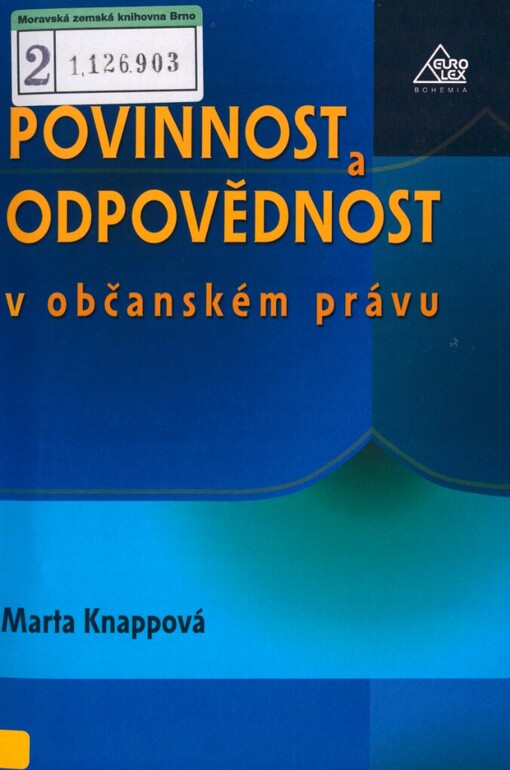 Povinnost a odpovědnost v občanském právu