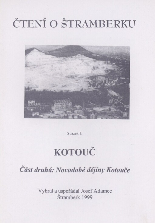 Čtení o Štramberku.Svazek I,Kotouč.
