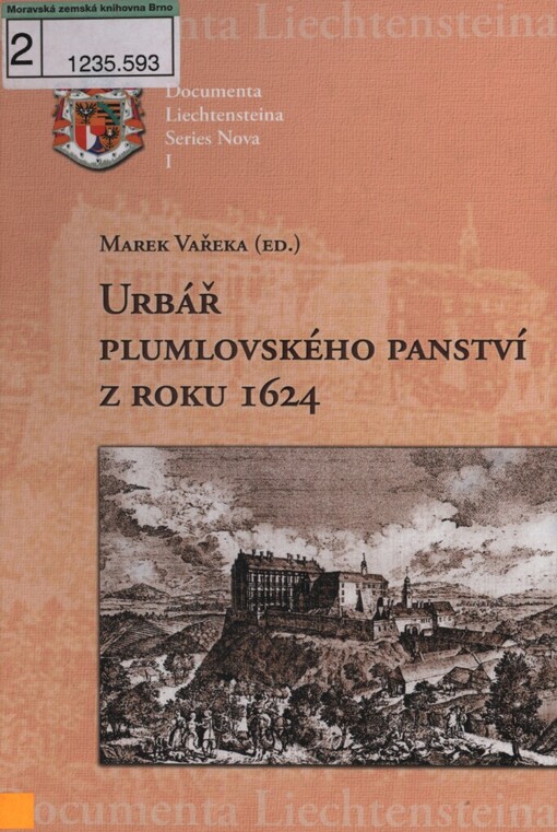 Urbář plumlovského panství z roku 1624
