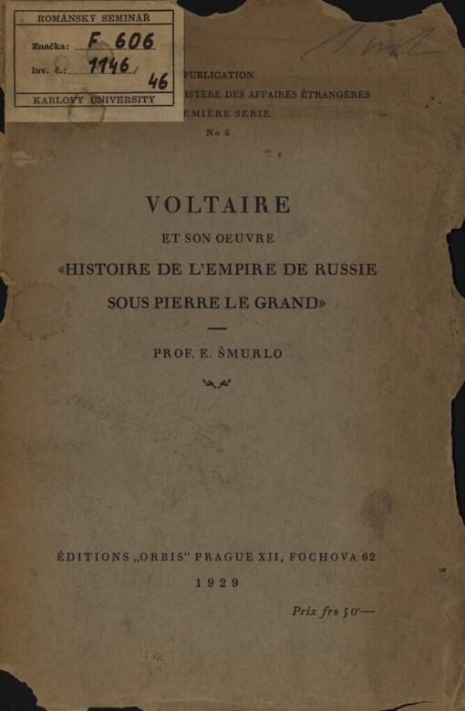 Voltaire et son oeuvre 