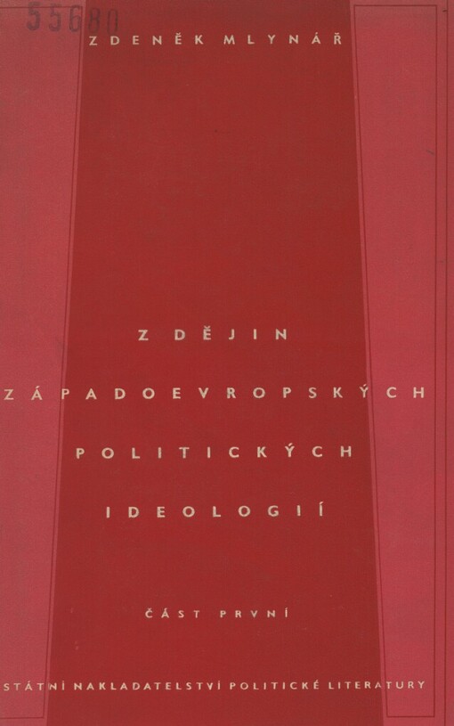 Z dějin západoevropských politických ideologií.Část 1,Renesance a reformace