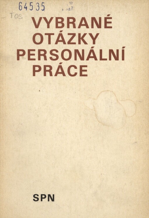 Vybrané otázky personální práce