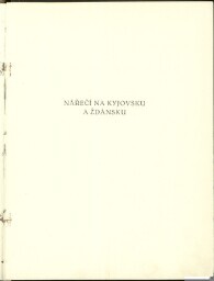 Nářečí na Kyjovsku a Ždánsku : popis a rozbor se slovníkem a mapkou
