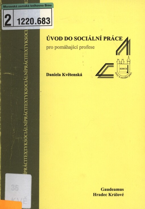 Úvod do sociální práce pro pomáhající profese