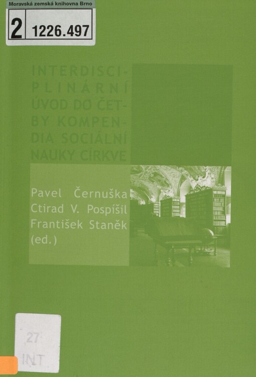 Interdisciplinární úvod do četby kompendia sociální nauky církve
