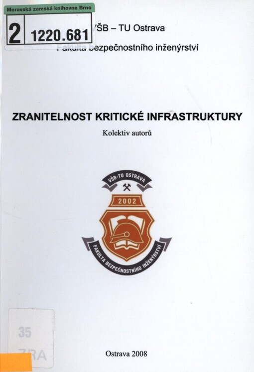Zranitelnost kritické infrastruktury